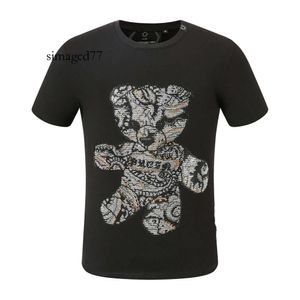 T-shirt Style Phillip Pleins designer Plain Designer Philipps Phillip Designer Men Men Plain New Skull Diamond T Short Sleeve Dollar Brown Bear Brand 130