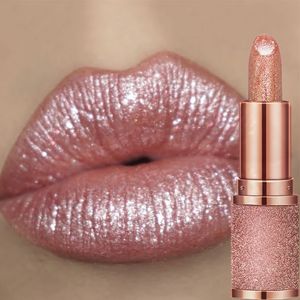 Lipstick Temperatura Zmiana Kolor Glitter Lipstick Wodoodporny długotrwały nawilżający aksamitny matowy odcień do wargi czerwony różowy seksowne usta makijaż 231208