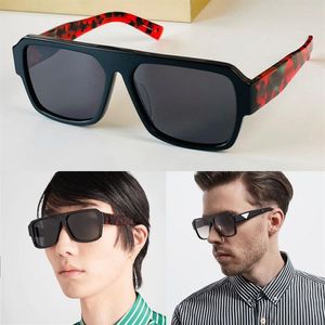 Quadratische Acetat-Sonnenbrille für Mädchen, Symbole Flug, pr22y-Stil, hochwertige Sonnenbrille, Super-Herren-Luftfahrt-Rot-Lila-Design-Brille wo290R