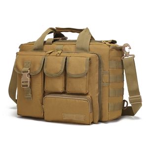 Borse da sera Zaino militare Borsa a tracolla tattica Messenger Uomo Borse per laptop Valigetta Multifunzione da viaggio per arrampicata all'aperto 231208