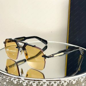 Jacq mar mag güneş gözlükleri lüks kaliteli kenarsız kalınlaşmış lens gözlükleri Silverton metal çerçeveleri erkek ve kadın tasarımcı güneş gözlükleri klasik orijinal kutu