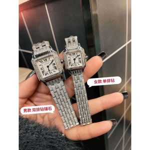 Dyr Panthere Watch for Women Cater Full Diamond Womenwatch White Dial AAA Högkvalitativ Swiss Quartz Ladies Ice Out Watches Montre Tank Femme Luxe Bynz