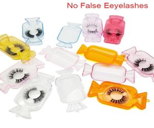 Candy Design Whole False Eyelash Packaging Box Bulk Custom Logo Candy Shape Empty Acrylic Lash Package Case1237269
