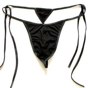 Mens Breathable Ice Silk Thongs Micro Pouch Tanga G Strings Male Bandage Bikini Panties Underwear Exotic Lingerie Plus Size