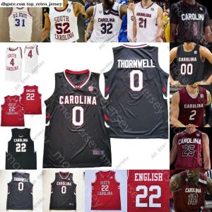 Koszulki do koszykówki South Carolina Gamecocks Jersey NCAA College Alex English Jermaine Couisnard Wildens Leveque Erik Stevenson Ke