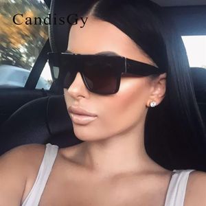 Designer Shades Fat Top Solglasögon Kvinnor Retro Solglasögon för män Gafas Feminosunglasses315Z