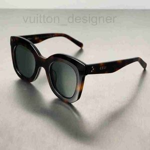 Sunglasses Frames Designer Brand Celin's New 4005 Fashionable Board Sub Version Sunglasses Men's and Women's Large Frame Butterfly Shaped Uv Resistant ZYUX