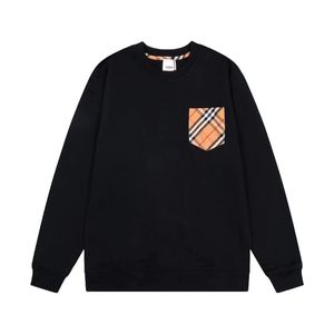 SWEATER BURBERYY FOR MAN Woman Bluza Bluza Bluza Bur Designer Sweat Kieszonkowy Kieszonkowy Tshirt Men Men Men Bur 394