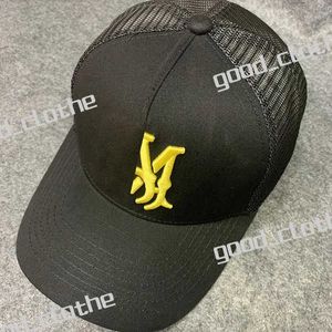 AM Ultimo stile irs CAPPELLO TRUCKER Cappellini da baseball Designer di lusso Cappello Moda Cappellini da camionista Lettere ricamate di alta qualità amirlies amiiri imiri ami cappello cromato HT11