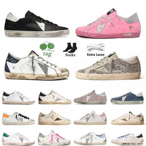 Golden Goose GGDB Sneakers Womens Designer Shoes Black White Leather Glitter Blue Red Scarpe Sparkle Luxury Shoes Woman Platform【code ：L】Big Size 46 Mens Shoes Trainers Sneakers