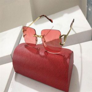 Men Women Fashion On Frame Sunglasses Attitude Rimless Plain Glasses Optical Eyewear Myopia Eyeglasses Frame Oculos311P