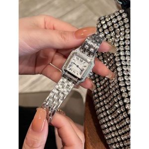 Designer Panthere Watch for Women With Box High Quality Quartz Uhren Lady Watches Womenwatch Montre Tank Femme Luxe Full Diamond Reloj 2Tgh