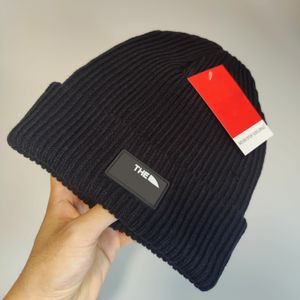 Inverno moda designer gorro crânio para homens mulheres chapéu de malha de lã quente canadá unissex