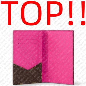 TOP. M64502 PASSPORT COVER Designer Women's Mens Passport Protection Case Key Pouch Brand Card Holder Pochette Cle Luxury Wallet Pocket Organizer