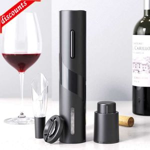 Abridor de vinho elétrico recarregável, saca-rolhas automático, abridor de garrafa de vinho criativo com cabo de carregamento usb, adequado para uso doméstico