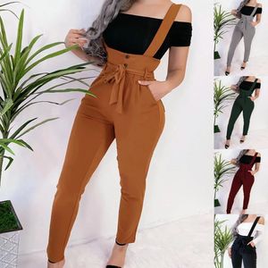 Women's Jumpsuits Rompers Summer Outfits for Women Summer Casual Pants Fashion Sexy Slim Solid Color Casual Overalls Trousers 231208