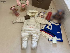 Yepyeni doğan bebek tulum çocuk tasarımcısı kıyafetler boyut 70-100 kapüşonlu ve peluş kız pul palto ayak örtüsü ve eldiven dec05