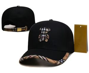 Nieuwe Ontwerpers hoed luxe Mode Letters Baseball Cap Streep stiksels Vrouwen Mannen Sport Bal Caps Outdoor Reizen zonnehoed B-3