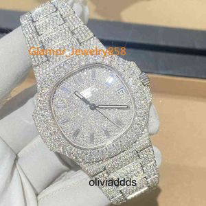 Relógio masculino de luxo de marca superior com diamante dourado e quadrado de quartzo à prova d'água MDYV009