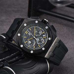 Wysokiej jakości najlepszy męski zegarek Royax Oak offshore Series Klasyczny wielofunkcyjny gumowy pasek 43 mm Luminous Automatyczny ruch mechaniczny zegarek męski