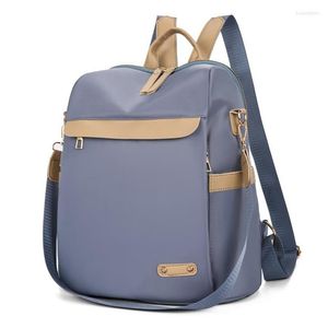 BASSE SCUOLA FASHION BACKPACK DONNE BASSAGGIO OXFORD BASSO DELLA SAGGIO DELLE STUDENTE KOREANO LIGHT ALLA LIGHT ALLA PREPPY STHITTURA CASASE TRAVETTO164Z