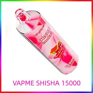 VAPME Shisha 15000 Bobina da 0,6 ohm 650 mAh Batteria 25 ml Capacità e-liquid 12 gusti disponibili BANG crazvapes