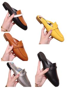 Slipper Designer Damen Slides Plattform Sandale Männer Sommer Sandalen Sandale Schuhe klassische Marke Casual Frau außerhalb Hausschuhe Strand echtes Leder Top Qualität 10A Box