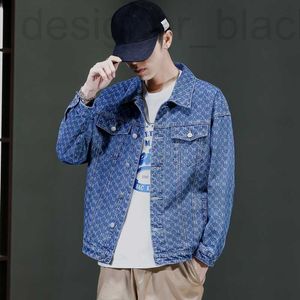 Herren-Freizeithemden, Designer-Jeans, Herbst- und Winterjacke, neues Produkt, Denim-Mantel, lange Ärmel, hergestellt in China, Tiktok, Netzrot, Same NY-Stickerei, HIWB