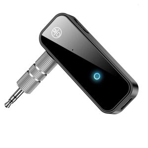 New B46 USB Wireless Bluetooth-Compatible 5.0 Car Cell Phone Audio Transmitter Receiver Adapter 3.5mm Aux Car Converter