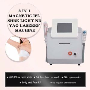 Desktop 3 in 1 E Light OPT 360 Magneto Q Switched Nd Yag Pico Tattoo/Hair Removal Radio Frequency Skin Rejuvenation Face Firming Whitening Salon