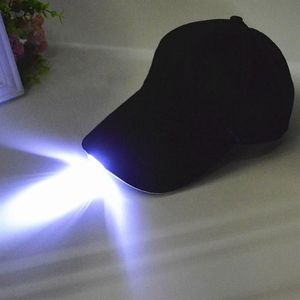 Cappellini con sfera luminosa bagliore nel buio lettura pesca jogging illuminare LED cappello sportivo baseball vacanza luminosa per unisex TY662479