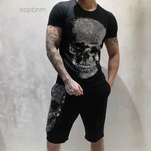 Designer Designer Rock Pleins Phillip Style Summer Men Pp Philipps Plain T-shirt designer Men Shirt Diamond Skull Brand Clothing Fashion Shirts T-shirt Hi s