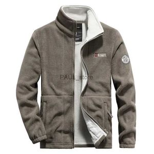 Kurtki męskie Nowe mężczyźni Proche Pockets Pockets Gruste Polar Jackets zimny płaszcz płaszcza plus size płaszcz jesienny zima swobodne ciepłe ciepło 231209