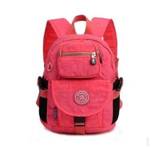 Hela-16Colors Women Floral Nylon ryggsäck kvinnligt märke Jinqiaoer L Kipled School Bag Casual Travel Back Pack Packs 340F