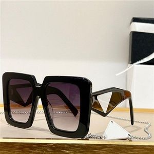 Ny modedesign Solglasögon 23y Square Plate Frame Diamond Shape Temples Populära och enkel stil utomhus UV400 -skydd G301M