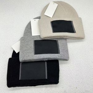 Kış Bonnet Beanie Tasarımcı Erkek Kadınlar Klasik Sıcak Örgü Hipster Şapkası B84W#