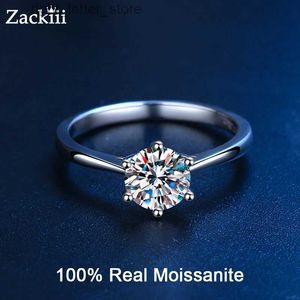 With Side Stones 3CT Moissanite Engagement Rings for Women 18K Gold Plated Sterling Silver VVS1 Diamond Wedding Promise Rings Anniversary Gift YQ231209