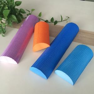 Yoga Blocks YOGO Balance Pad Half Round EVA Foam Roller for Yoga Pilates Fitness Equipment Yoga Blocks with Massage Floating Point 30-45cm 231208