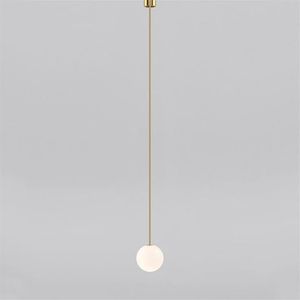 Simple bedroom bedside chandelier Nordic personality creative dining room living room bar counter bathroom mirror lamp 110-240V310d