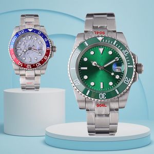 Luksusowy zegarek dla mężczyzn zegarki designerskie zegarki Automatyczny ruch 904L Wszystkie stali nierdzewne Bransoletka ze stali nierdzewnej Sapphire Luminous Dhgates Wrists
