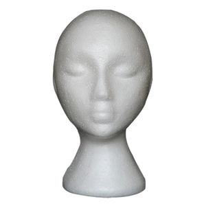 Mannequin Heads Female Foam Mannequin Manikin Head Styrofoam Model for Wig Stand Glasses Hat Display Dummy Head med gratis 10st-T-PINS 231208