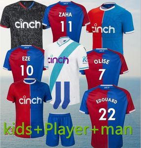 4xl Crystal Olise Soccer Jerseys Palace Zaha Eze J.AYEW Away Maillots de Foot Benteke Milivojevic Mateta Andersen Gallagher Fasn Player Football Kit