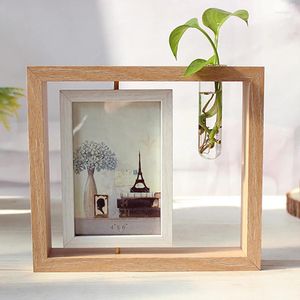 Рамки в скандинавском стиле, уникальная рамка Po, деревянная вращающаяся Kawaii, семейная персонализированная подставка для фотографий, подарок, Art Porta Retrato, украшение для дома
