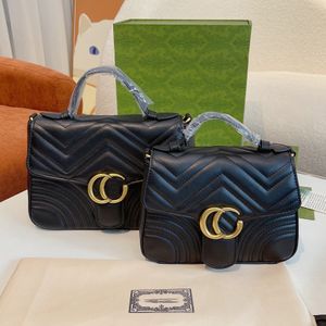 Designer Bag Marmont Saddles Bag Women Luxury Fashionable Messenger Purse and Practical Leather Crossbody Bag Exquisite Handgjorda High Shoulder Bag Wallet
