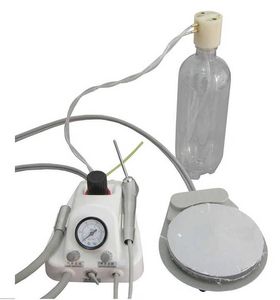 Dentale tragbare Luftturbineneinheit für Kompressor-Handstück 2 Löcher/4 Löcher mit Dental-Luft-Wasser-Spritze