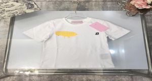 キッズTシャツデザイナーエンジェルガールズTシャツカジュアルボーイズ幼児幼児プラムTシャツ青少年子供レター印刷ティーFASH7016166