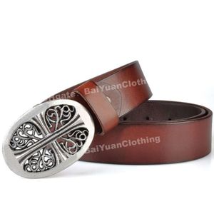 Men Designer Belt Vintage Genuine Leather Printing Engraving Smooth Buckle Belt Fashion Mens Women Formal Dress Jeans Belts High Quality