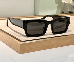 Óculos de sol quadrados preto/preto fumaça feminino designer óculos de sol tons sunnies gafas de sol uv400 óculos com caixa