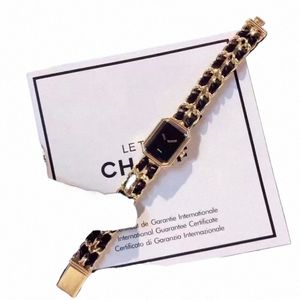 clássico elegante designer relógio mulheres moda automática simples relógios 30mm quadrado completo aço inoxidável mulheres ouro cor prata bonito relógios de pulso C77 R2QE #