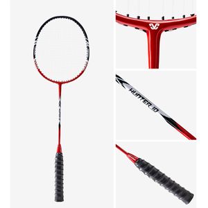 Raquete de badminton raquete de treinamento todo em carbono ultraleve overgrips de fibra de carbono badminton